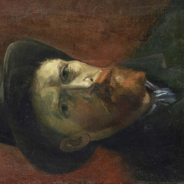 Vincent van Gogh's Self-Portrait with Dark Felt Hat (1886) 100 Puzzle 3D Modell