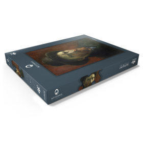Darstellung des Puzzle Motivs Vincent van Gogh's Self-Portrait with Dark Felt Hat (1886) - Puzzleteile: 200