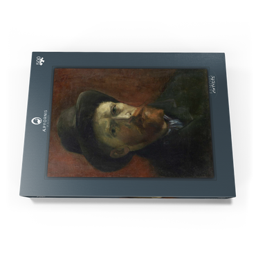 Vincent van Gogh's Self-Portrait with Dark Felt Hat (1886) 500 Puzzle Schachtel Ansicht3