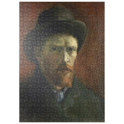puzzleplate Vincent van Gogh's Self-Portrait with Dark Felt Hat (1886) 500 Puzzle