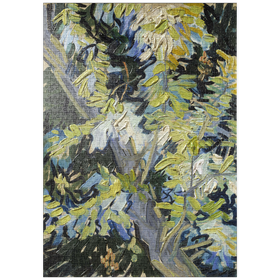 Darstellung des Puzzle-Motivs Vincent van Gogh's Blossoming Acacia Branches (1890) – Puzzleteile: 1000
