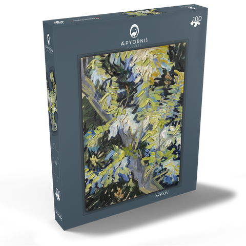 Vincent van Gogh's Blossoming Acacia Branches (1890) 100 Puzzle Schachtel Ansicht2