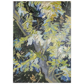 Darstellung des Puzzle Motivs Vincent van Gogh's Blossoming Acacia Branches (1890) - Puzzleteile: 100