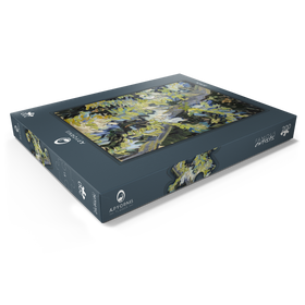 Alternative Darstellung des Puzzle-Motivs Vincent van Gogh's Blossoming Acacia Branches (1890) – Puzzleteile: 200