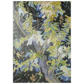Darstellung des Puzzle-Motivs Vincent van Gogh's Blossoming Acacia Branches (1890) – Puzzleteile: 200