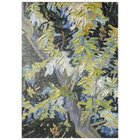 Darstellung des Puzzle-Motivs Vincent van Gogh's Blossoming Acacia Branches (1890) – Puzzleteile: 500