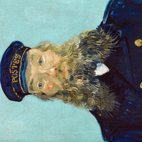 Vincent van Gogh's Portrait of Postman Roulin (1888) 1000 Puzzle 3D Modell