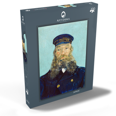 Vincent van Gogh's Portrait of Postman Roulin (1888) 100 Puzzle Schachtel Ansicht2