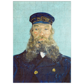 Darstellung des Puzzle Motivs Vincent van Gogh's Portrait of Postman Roulin (1888) - Puzzleteile: 100