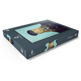 Alternative Darstellung des Puzzle-Motivs Vincent van Gogh's Portrait of Postman Roulin (1888) – Puzzleteile: 200