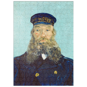 Darstellung des Puzzle-Motivs Vincent van Gogh's Portrait of Postman Roulin (1888) – Puzzleteile: 200