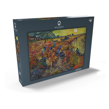 Vincent van Gogh's The Red Vineyard (1888) 1000 Puzzle Schachtel Ansicht2
