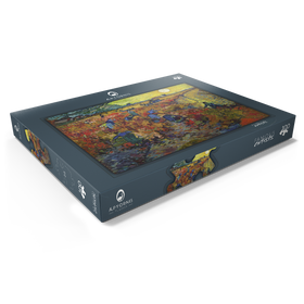 Darstellung des Puzzle Motivs Vincent van Gogh's The Red Vineyard (1888) - Puzzleteile: 100