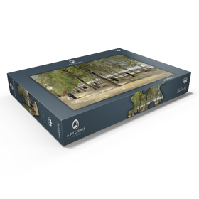 Alternative Darstellung des Puzzle-Motivs Vincent van Gogh's Terrace in the Luxembourg Gardens (1886) – Puzzleteile: 1000
