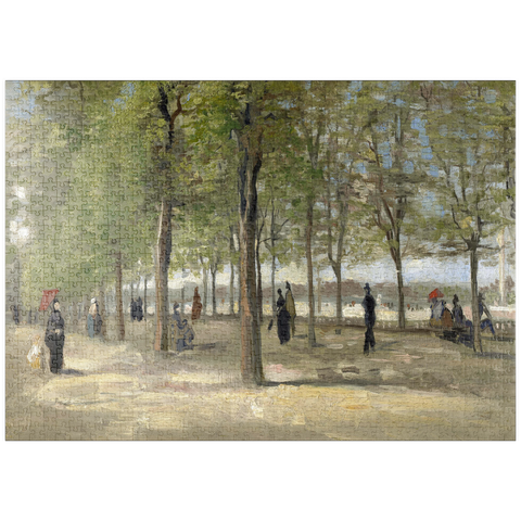 puzzleplate Vincent van Gogh's Terrace in the Luxembourg Gardens (1886) 1000 Puzzle