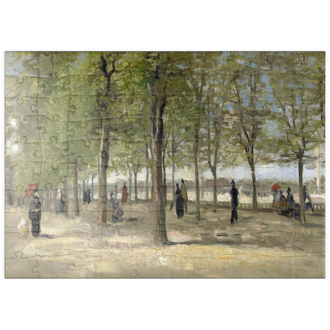 puzzleplate Vincent van Gogh's Terrace in the Luxembourg Gardens (1886) 100 Puzzle