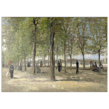 puzzleplate Vincent van Gogh's Terrace in the Luxembourg Gardens (1886) 500 Puzzle