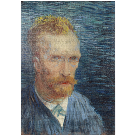 Darstellung des Puzzle-Motivs Vincent van Gogh's Self-Portrait (1887) – Puzzleteile: 1000