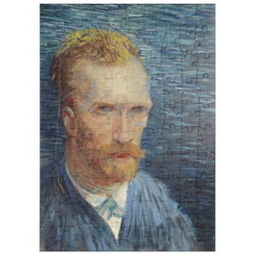 Darstellung des Puzzle Motivs Vincent van Gogh's Self-Portrait (1887) - Puzzleteile: 100