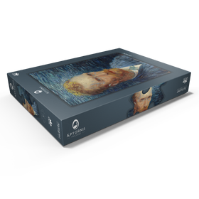 Darstellung des Puzzle Motivs Vincent van Gogh's Self-Portrait (1887) - Puzzleteile: 500