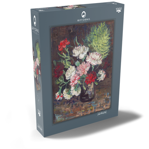 Vincent van Gogh's Vase with Carnations (1886) 1000 Puzzle Schachtel Ansicht2