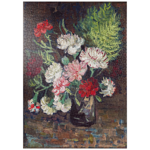 puzzleplate Vincent van Gogh's Vase with Carnations (1886) 1000 Puzzle
