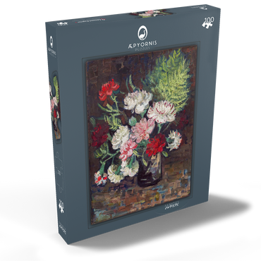 Vincent van Gogh's Vase with Carnations (1886) 100 Puzzle Schachtel Ansicht2