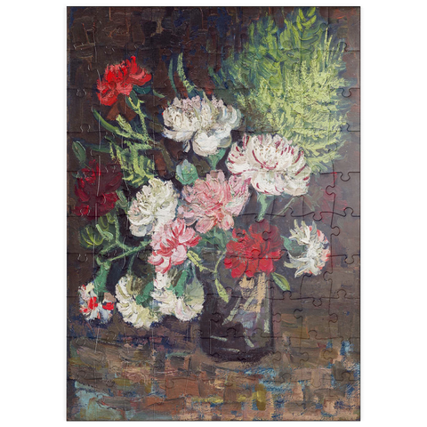 puzzleplate Vincent van Gogh's Vase with Carnations (1886) 100 Puzzle