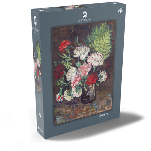 Vincent van Gogh's Vase with Carnations (1886) 500 Puzzle Schachtel Ansicht2