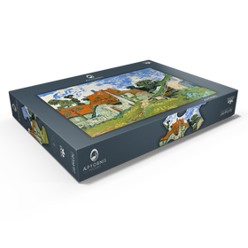 Alternative Darstellung des Puzzle-Motivs Vincent van Gogh's Street in Auvers-sur-Oise (1890) – Puzzleteile: 1000
