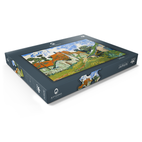 Alternative Darstellung des Puzzle-Motivs Vincent van Gogh's Street in Auvers-sur-Oise (1890) – Puzzleteile: 200