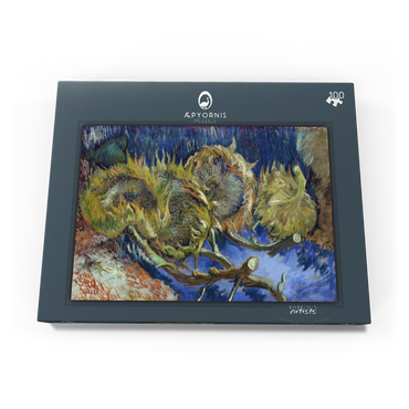 Vincent van Gogh's Four Withered Sunflowers (1887) 100 Puzzle Schachtel Ansicht3