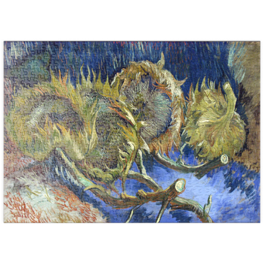 puzzleplate Vincent van Gogh's Four Withered Sunflowers (1887) 500 Puzzle
