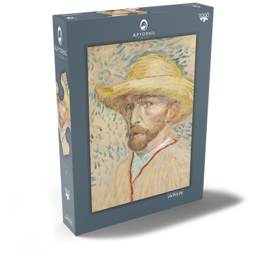 Vincent van Gogh's Self-Portrait with a Straw Hat (1887) 1000 Puzzle Schachtel Ansicht2