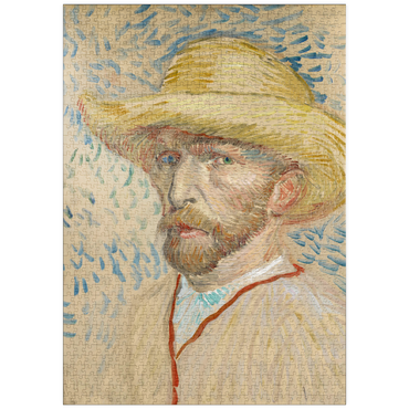 puzzleplate Vincent van Gogh's Self-Portrait with a Straw Hat (1887) 1000 Puzzle