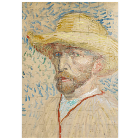 puzzleplate Vincent van Gogh's Self-Portrait with a Straw Hat (1887) 100 Puzzle