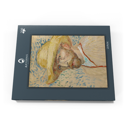 Vincent van Gogh's Self-Portrait with a Straw Hat (1887) 200 Puzzle Schachtel Ansicht3