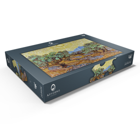 Alternative Darstellung des Puzzle-Motivs Vincent van Gogh's Olive Trees (1889) – Puzzleteile: 1000