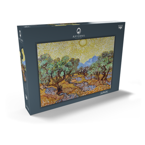 Vincent van Gogh's Olive Trees (1889) 1000 Puzzle Schachtel Ansicht2