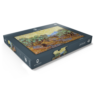 Vincent van Gogh's Olive Trees (1889) 100 Puzzle Schachtel Ansicht1