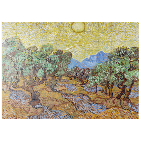 puzzleplate Vincent van Gogh's Olive Trees (1889) 100 Puzzle