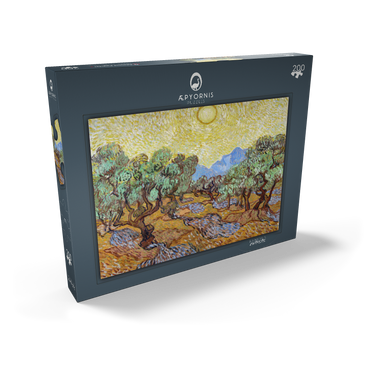 Vincent van Gogh's Olive Trees (1889) 200 Puzzle Schachtel Ansicht2