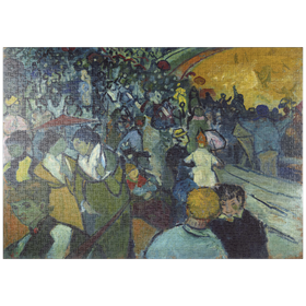 Darstellung des Puzzle Motivs Vincent van Gogh's Les Arènes (1888) - Puzzleteile: 1000