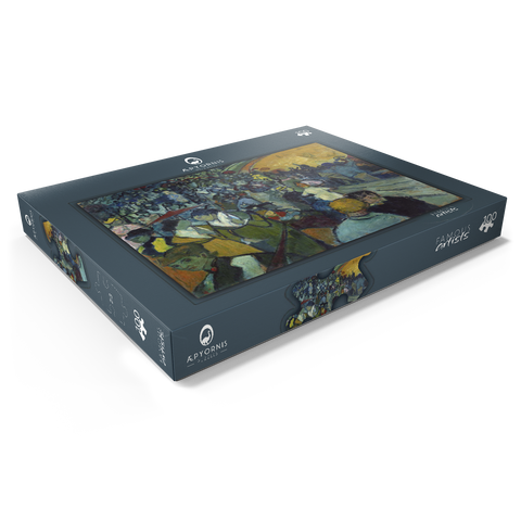 Vincent van Gogh's Les Arènes (1888) 100 Puzzle Schachtel Ansicht1