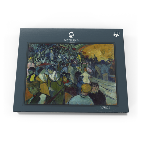 Vincent van Gogh's Les Arènes (1888) 100 Puzzle Schachtel Ansicht3