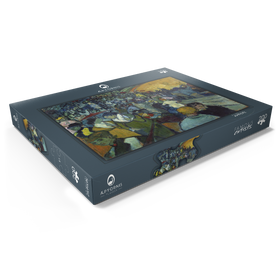 Alternative Darstellung des Puzzle-Motivs Vincent van Gogh's Les Arènes (1888) – Puzzleteile: 200