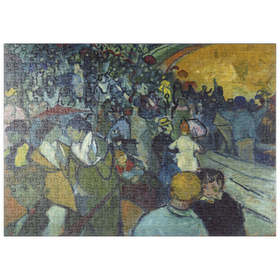 Darstellung des Puzzle-Motivs Vincent van Gogh's Les Arènes (1888) – Puzzleteile: 500