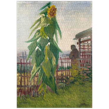 puzzleplate Vincent van Gogh's Allotment with Sunflower (1887) 1000 Puzzle