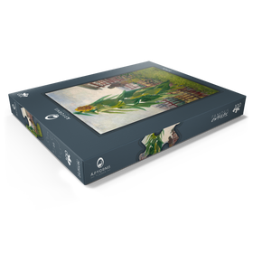 Darstellung des Puzzle Motivs Vincent van Gogh's Allotment with Sunflower (1887) - Puzzleteile: 100