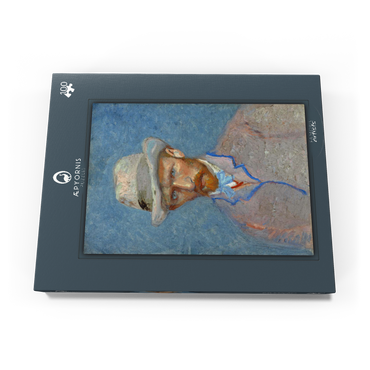 Vincent van Gogh's Self-portrait with a Gray Straw Hat (1887) 100 Puzzle Schachtel Ansicht3